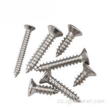 DIN7982 Nerezová ocel 316 Cross Recsessed Countersunk Tapping Screws